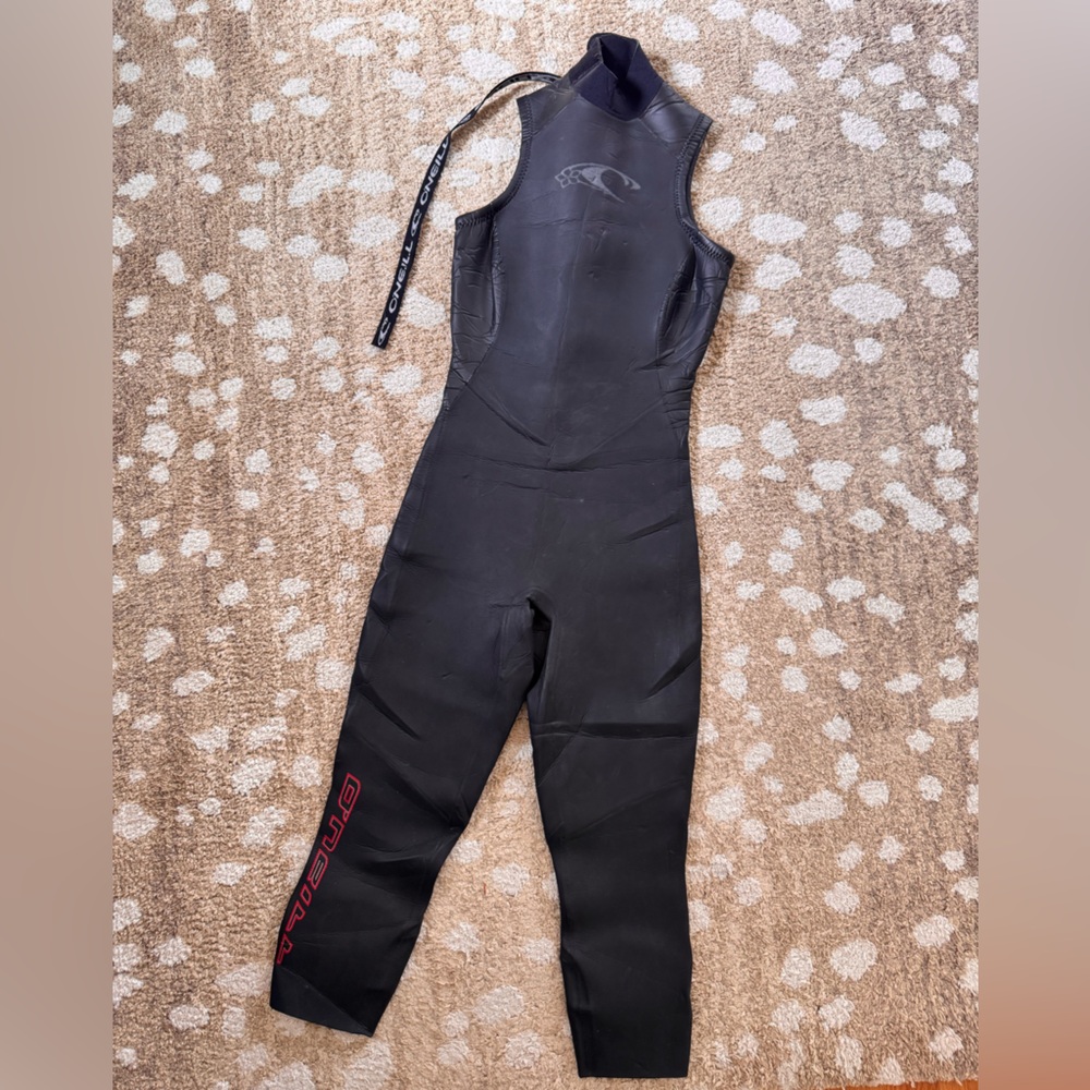 O'Neill Black Sleeveless 3/4 Triathlon Wet Suit